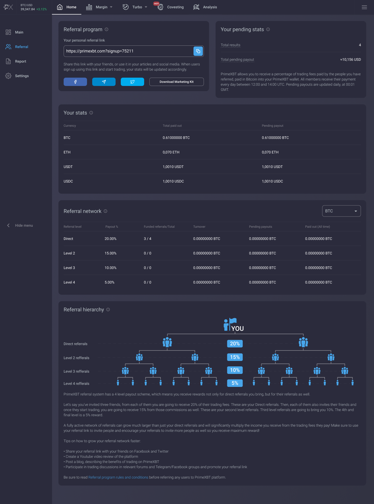 Welcome To kellyannahtrade V2.0: Trade Global Markets With ETH, USDT & USDC - Refer earn 1