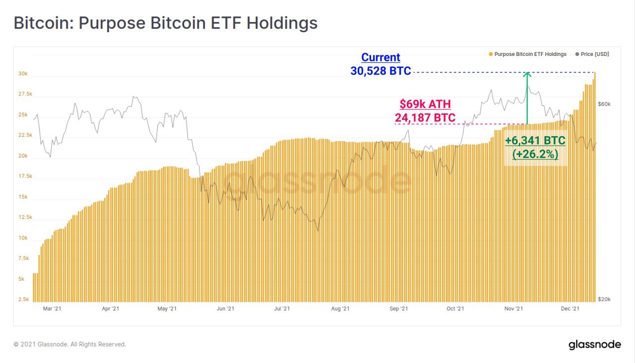 Taper Tantrum Hits Stocks and Crypto As FED Signals Taper and Bank of England Rises Rates - Purpose BTC ETF